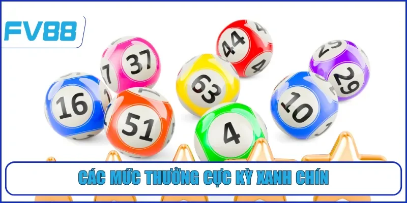 Các mức thưởng cực kỳ xanh chín
